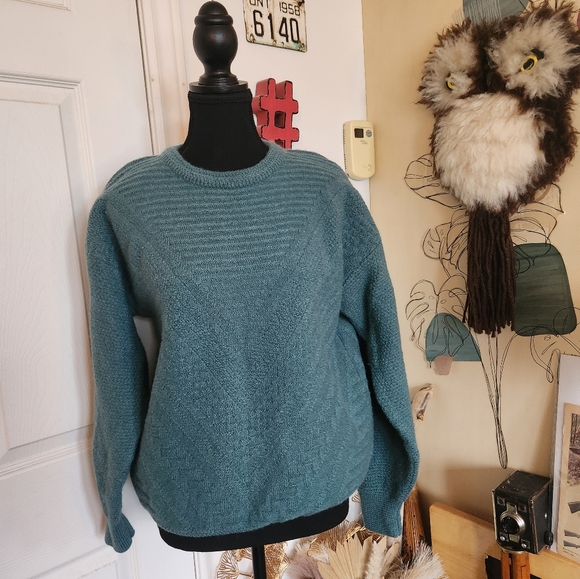 Vintage YSL mens green sweater - Picture 2 of 6